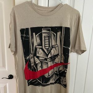 Super Fresh clothes  gym fitness shirt - Optimus prime - New - medium